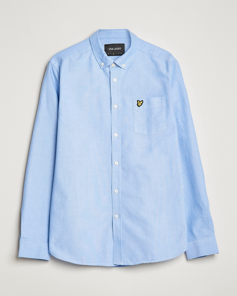 Herre |  | Lyle & Scott | Lightweight Oxford Shirt Riviera Blue