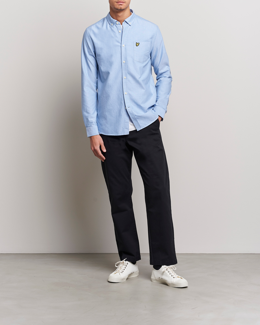 Herre | Skjorter | Lyle & Scott | Lightweight Oxford Shirt Riviera Blue
