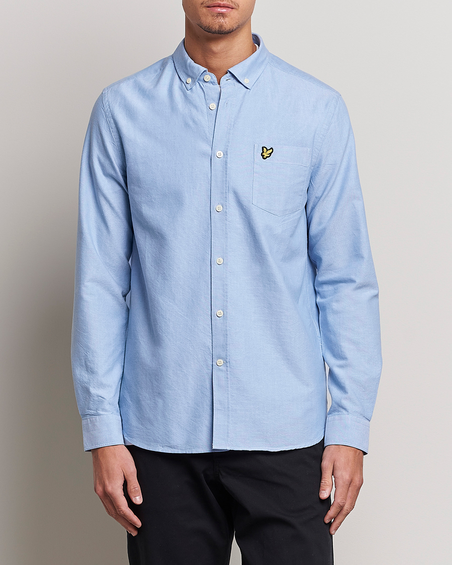 Herre | Casual | Lyle & Scott | Lightweight Oxford Shirt Riviera Blue