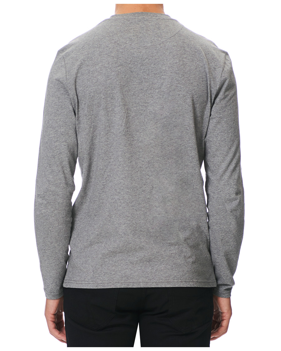 Herre | T-Shirts | Lyle & Scott | Long Sleeve Crew Neck Tee Mid Grey Marl