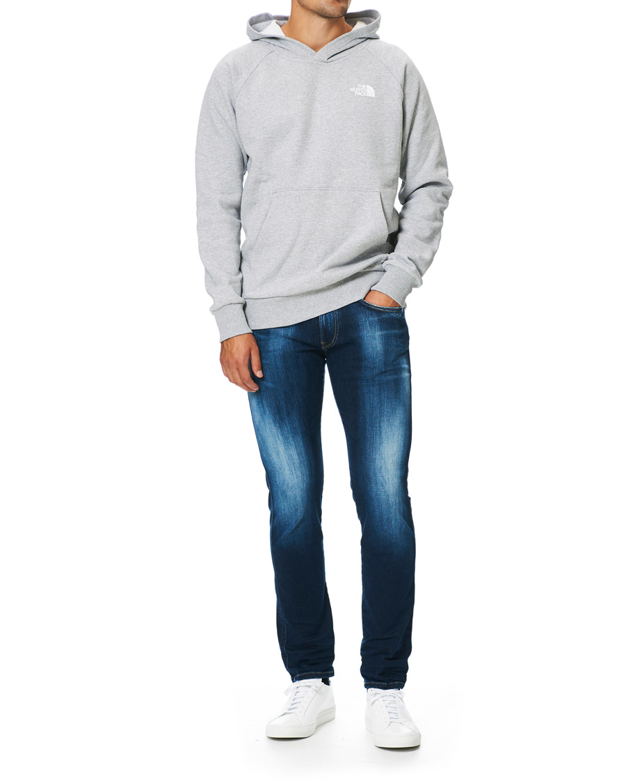 Herre | Gensere | The North Face | Raglan Redbox Hoodie Grey Heather