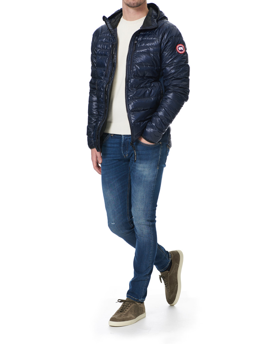 Herre | Jakker | Canada Goose | Hybridge Lite Hooded Jacket Atlantic Navy