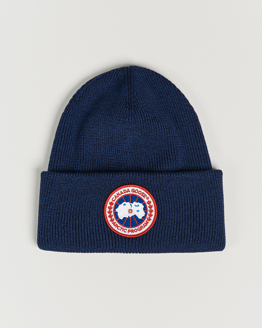 Herre | Canada Goose Arctic Disc Toque Navy Heather | Canada Goose | Arctic Disc Toque Navy Heather