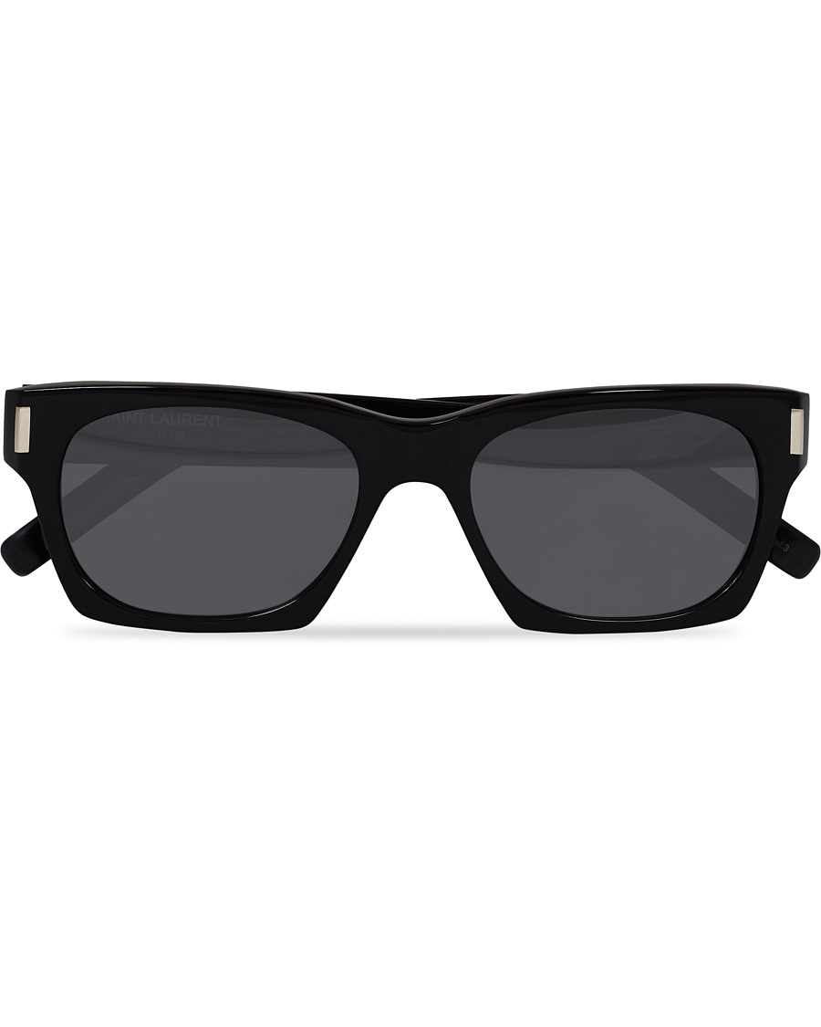 Herre | Saint Laurent SL 402 Sunglasses Black/Silver | Saint Laurent | SL 402 Sunglasses Black/Silver