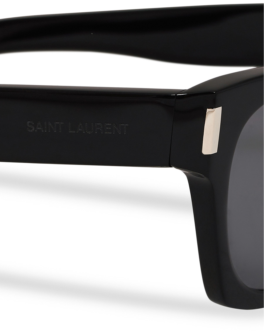 Herre | Saint Laurent SL 402 Sunglasses Black/Silver | Saint Laurent | SL 402 Sunglasses Black/Silver