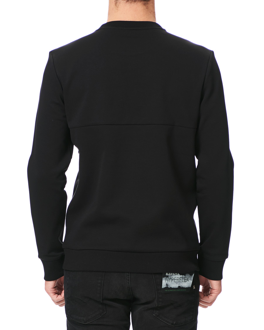 Herre | Gensere | BOSS GREEN | BOSS Athleisure Salbo Crew Neck Sweater Black/Silver