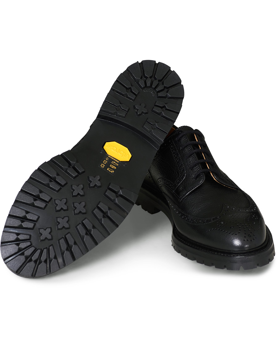 Herre | | Crockett & Jones x Tärnsjö Garveri | Pembroke Scotch Grain Vibram Black Calf