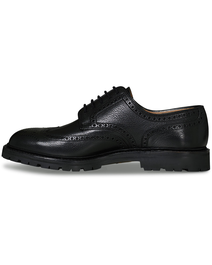Herre | | Crockett & Jones x Tärnsjö Garveri | Pembroke Scotch Grain Vibram Black Calf