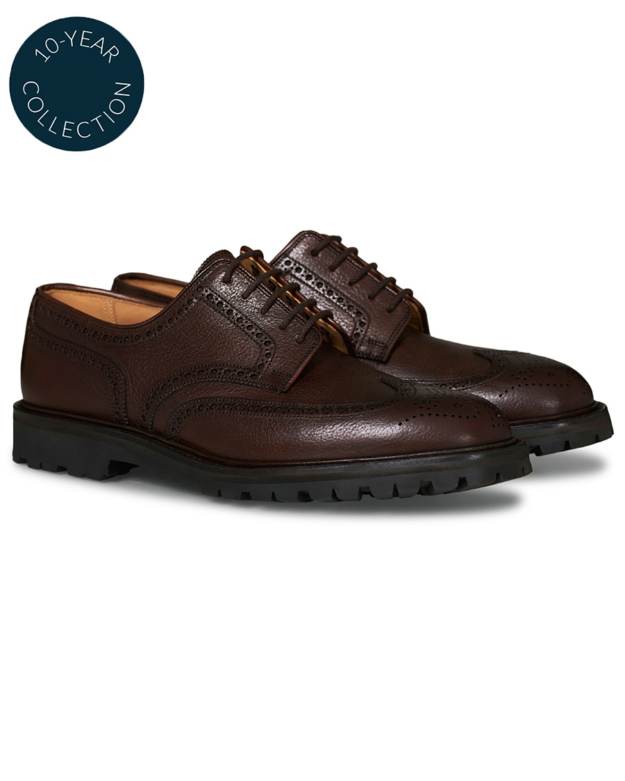 Herre | Crockett & Jones x Tärnsjö Garveri Pembroke Scotch Grain Vibram Dark Brown | Crockett & Jones x Tärnsjö Garveri | Pembroke Scotch Grain Vibram Dark Brown