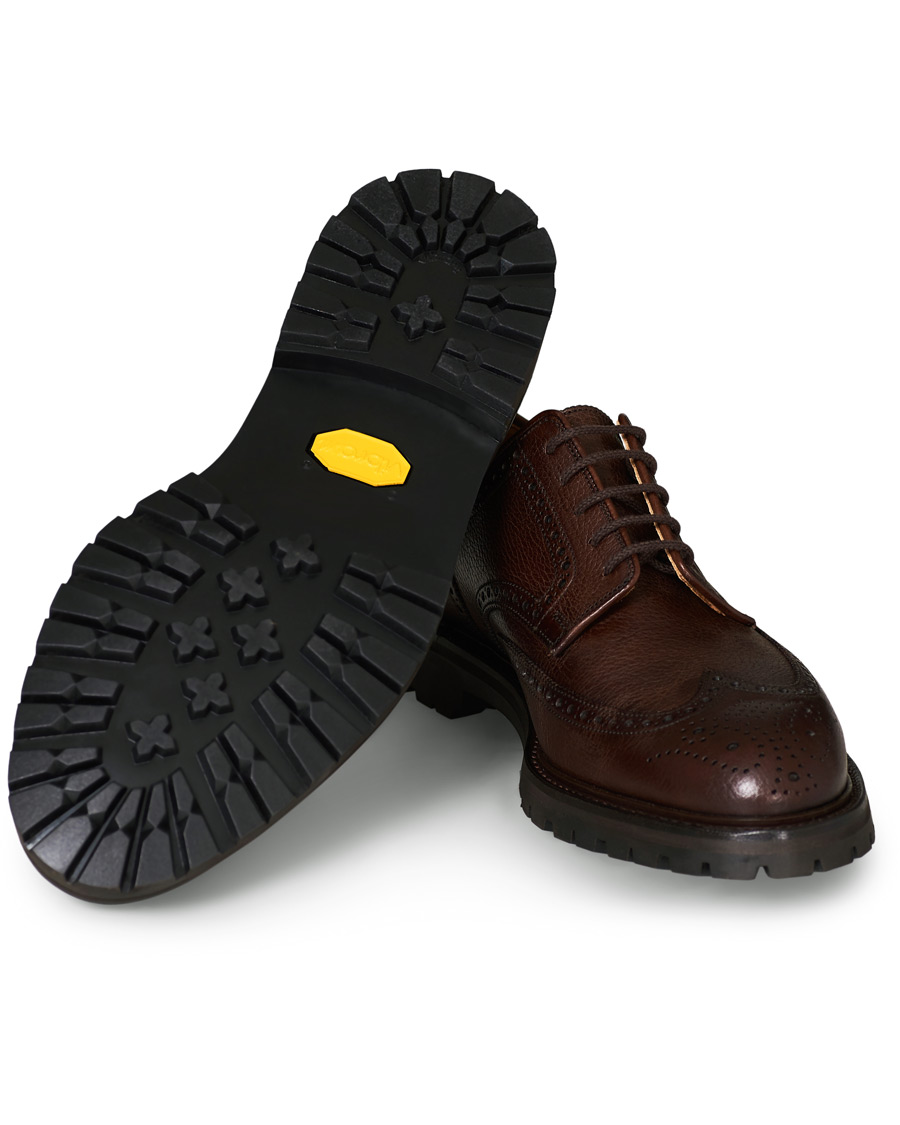 Herre | Crockett & Jones x Tärnsjö Garveri Pembroke Scotch Grain Vibram Dark Brown | Crockett & Jones x Tärnsjö Garveri | Pembroke Scotch Grain Vibram Dark Brown