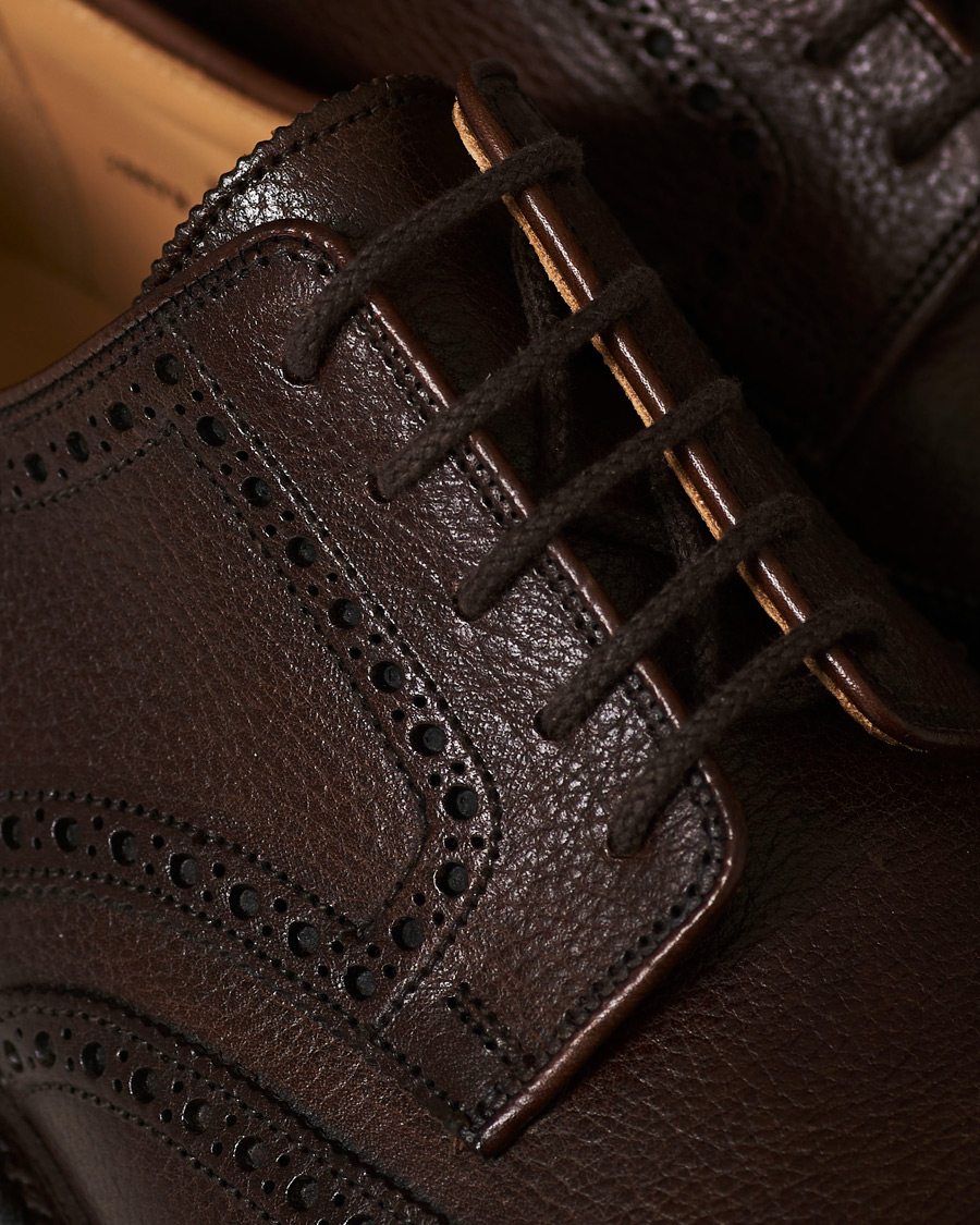 Herre | Crockett & Jones x Tärnsjö Garveri Pembroke Scotch Grain Vibram Dark Brown | Crockett & Jones x Tärnsjö Garveri | Pembroke Scotch Grain Vibram Dark Brown