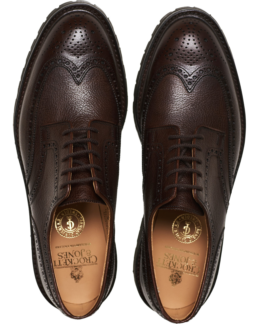 Herre | Crockett & Jones x Tärnsjö Garveri Pembroke Scotch Grain Vibram Dark Brown | Crockett & Jones x Tärnsjö Garveri | Pembroke Scotch Grain Vibram Dark Brown