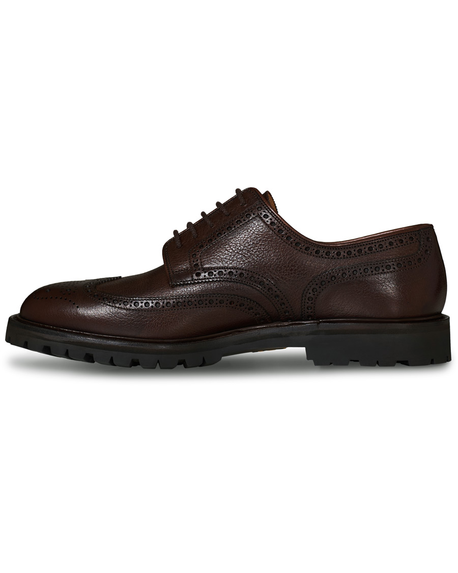 Herre | Crockett & Jones x Tärnsjö Garveri Pembroke Scotch Grain Vibram Dark Brown | Crockett & Jones x Tärnsjö Garveri | Pembroke Scotch Grain Vibram Dark Brown