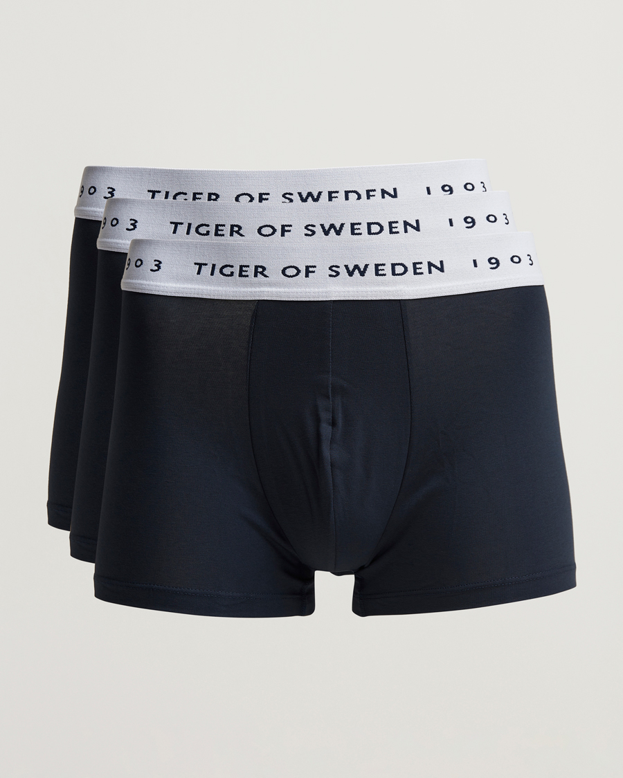 Herre | | Tiger of Sweden | Hermod Cotton 3-Pack Boxer Brief Navy