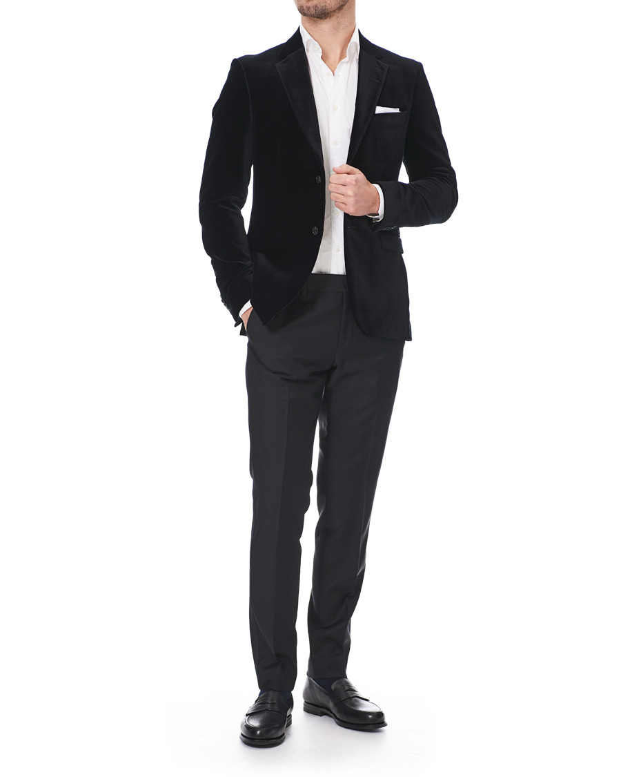 Herre | Dressjakker | Tiger of Sweden | Jamonte Velvet Blazer Black