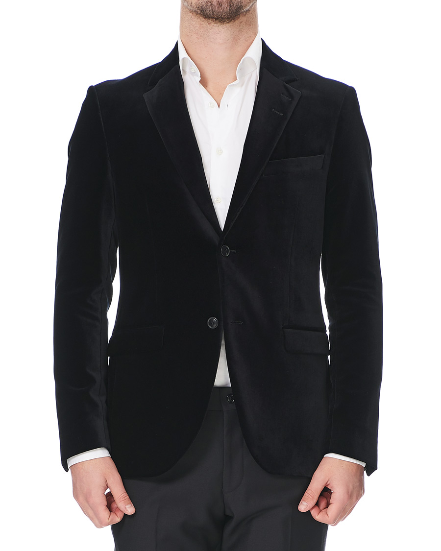 Herre | Dressjakker | Tiger of Sweden | Jamonte Velvet Blazer Black