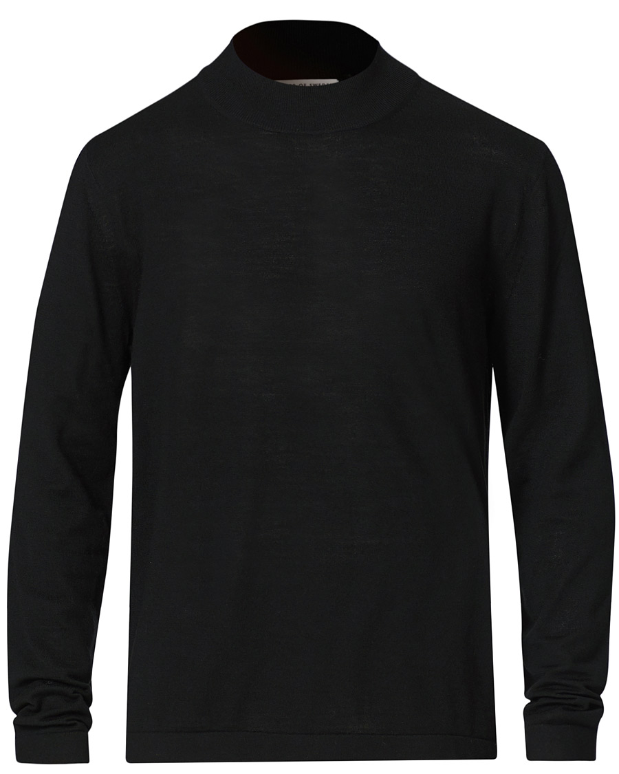 Herre | Gensere | Tiger of Sweden | Tern Wool Merino Mockneck Black