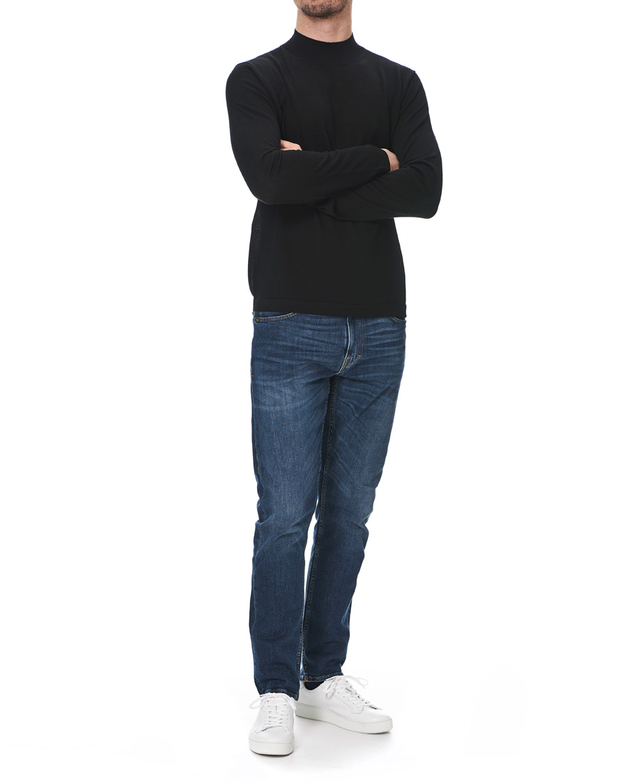 Herre | Gensere | Tiger of Sweden | Tern Wool Merino Mockneck Black