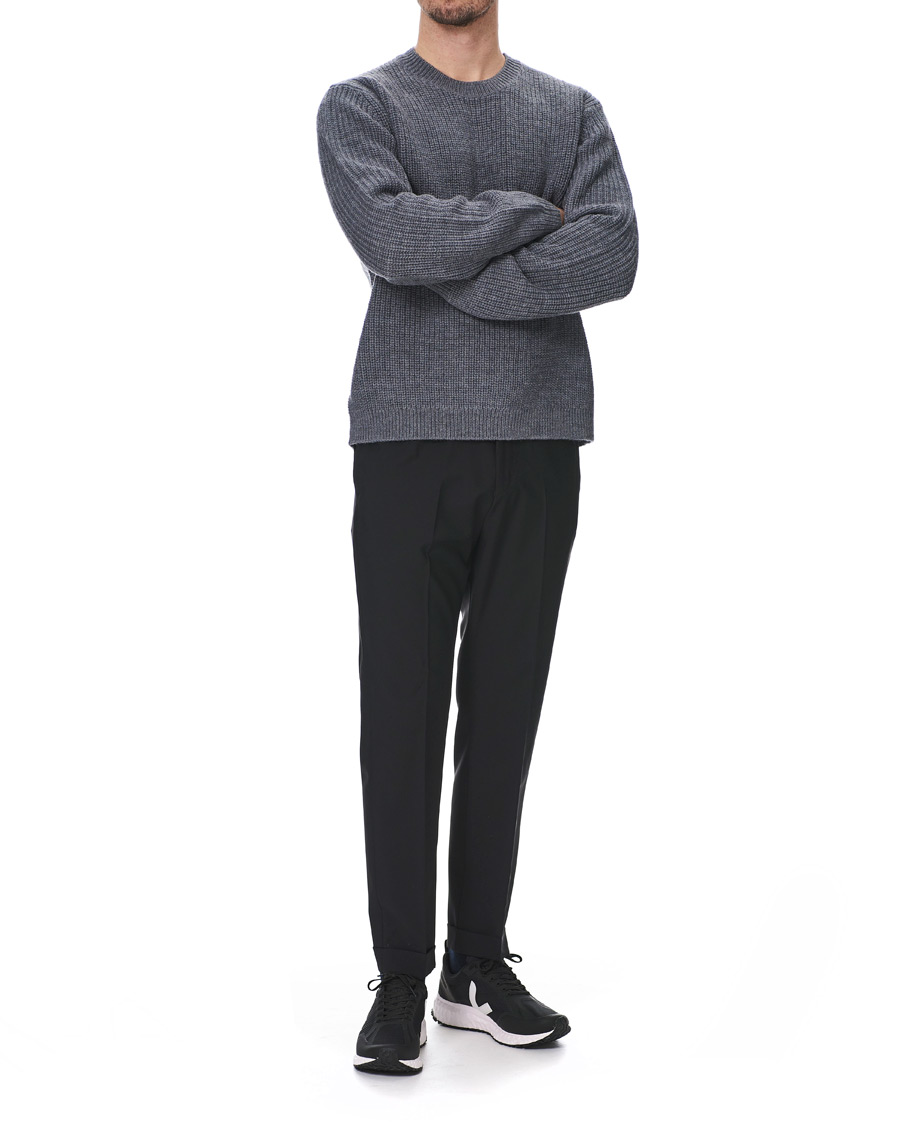 Herre | Gensere | Tiger of Sweden | Puffin Wool Merino Crew Neck Grey
