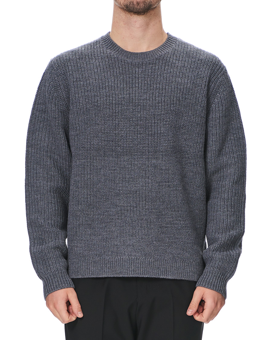 Herre | Gensere | Tiger of Sweden | Puffin Wool Merino Crew Neck Grey