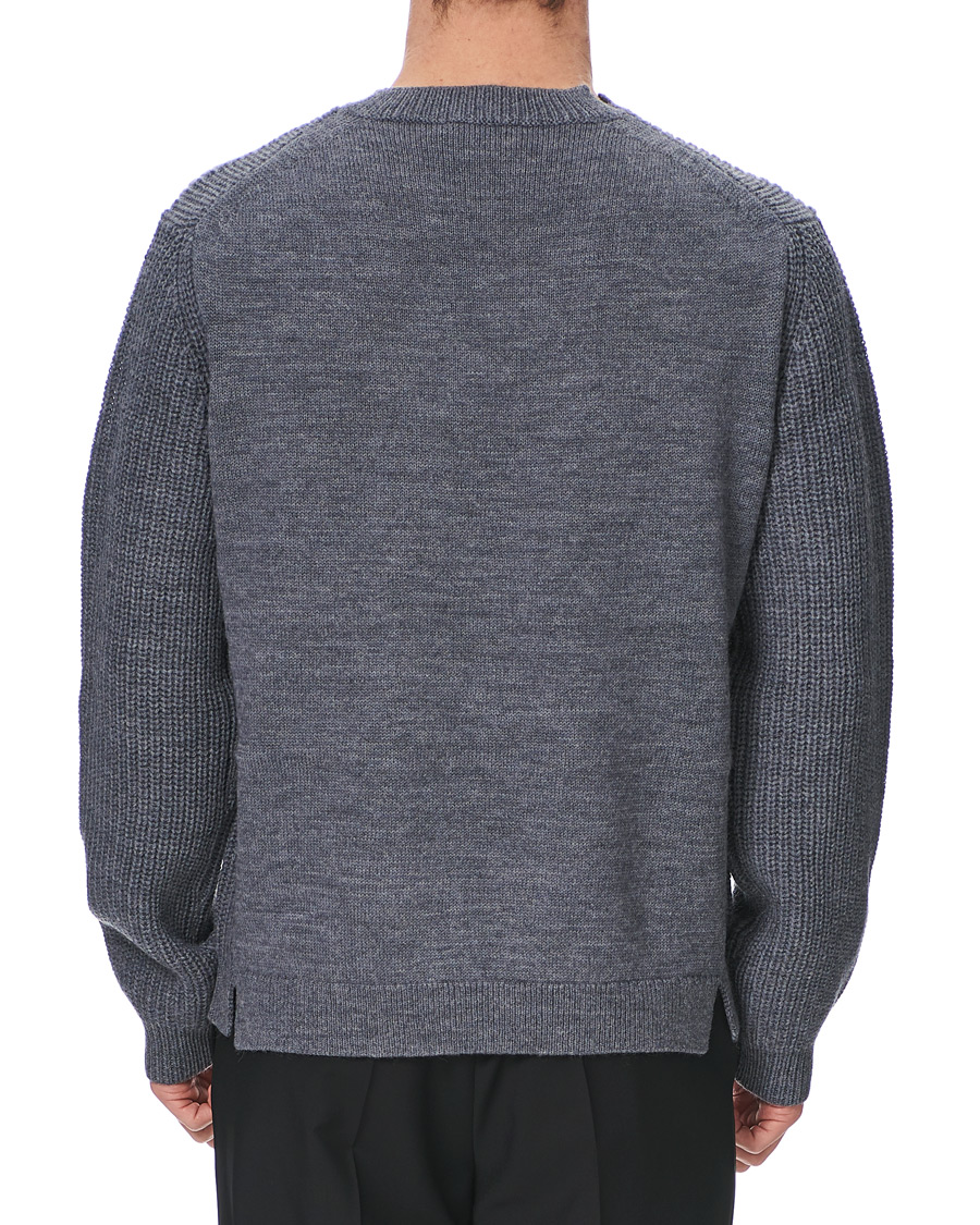 Herre | Gensere | Tiger of Sweden | Puffin Wool Merino Crew Neck Grey