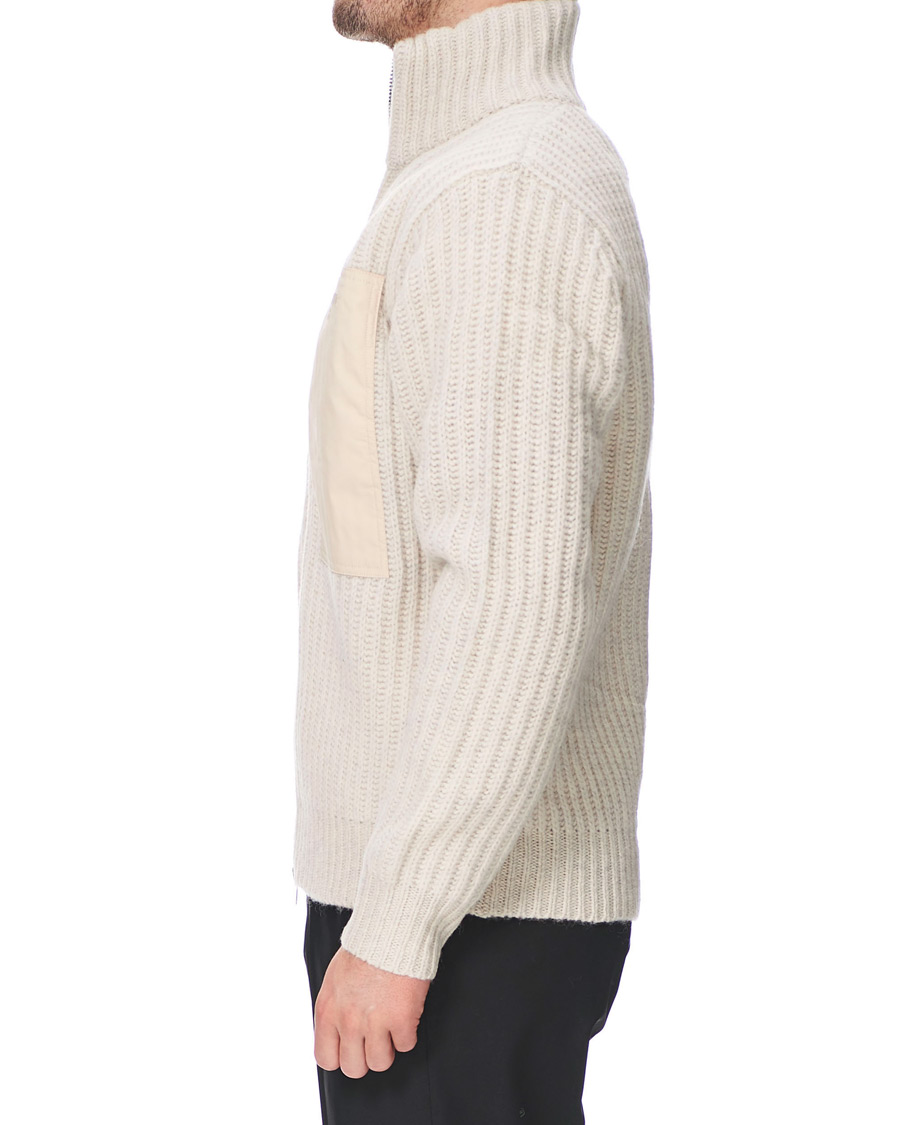 Herre | Gensere | Tiger of Sweden Jeans | Rynger Wool Full Zip Beige