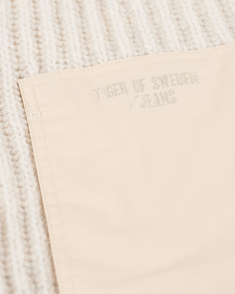 Herre | Gensere | Tiger of Sweden Jeans | Rynger Wool Full Zip Beige