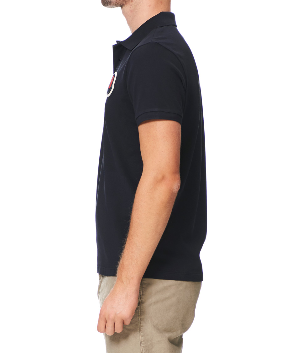 Herre | Pikéer | Moncler | Patch Logo Polo Dark Blue