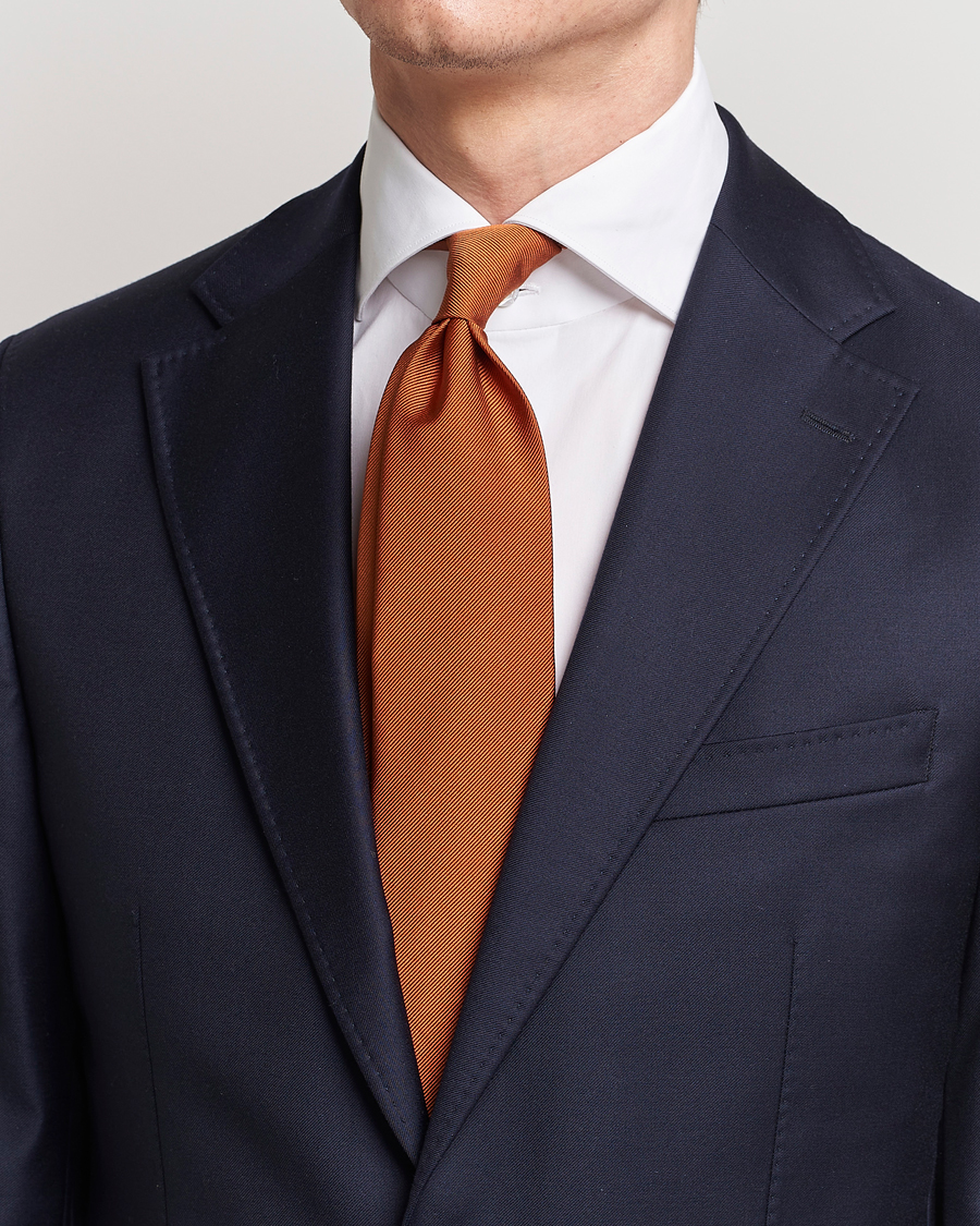 Herre | Salg | Amanda Christensen | Plain Classic Tie 8 cm Rust