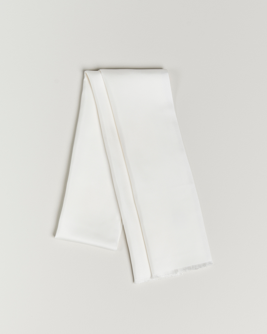 Herre | Scarves | Amanda Christensen | Ceremony Self Fringes Scarf White