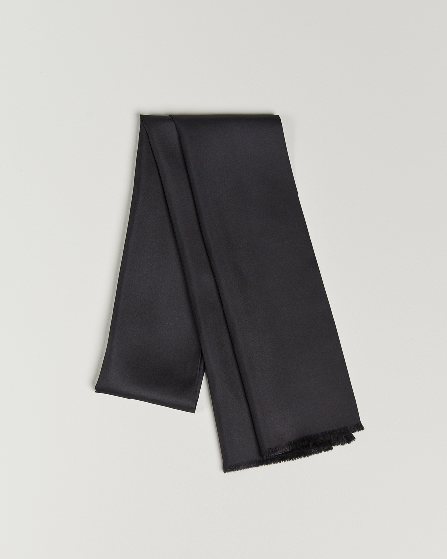Herre | Scarves | Amanda Christensen | Ceremony Self Fringes Scarf Black