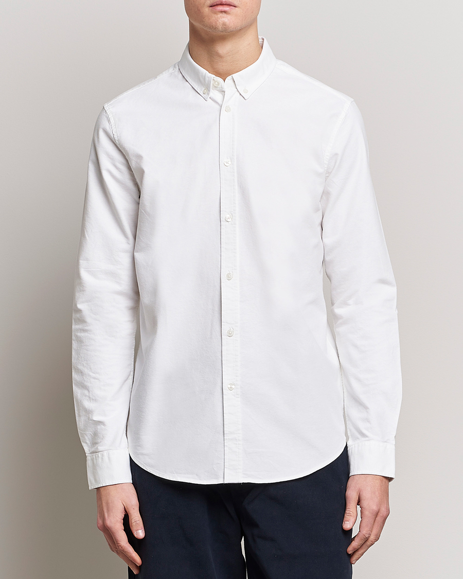 Herre | Klær | Samsøe Samsøe | Liam Button Down Shirt White