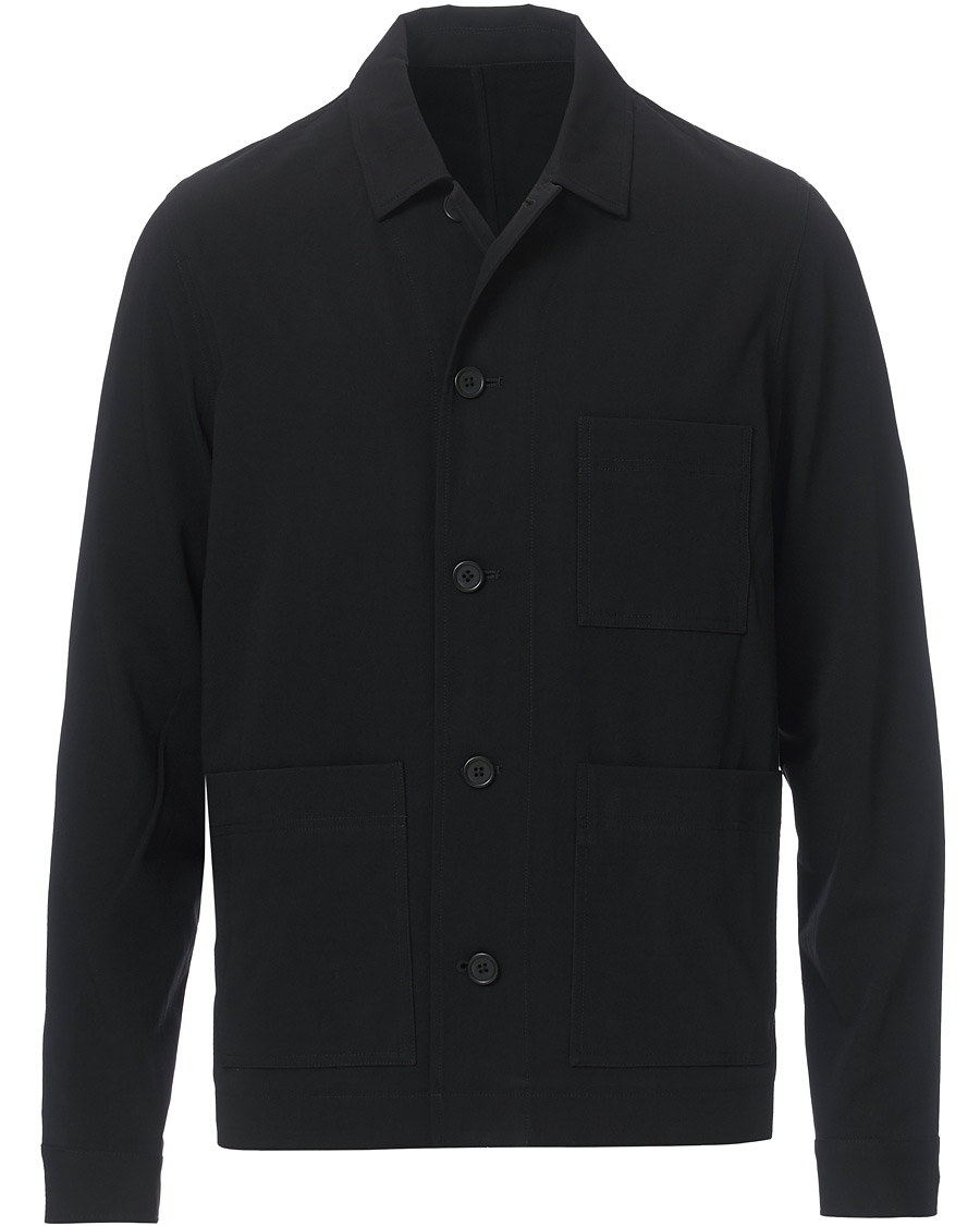 Herre | Skjorter | Samsøe Samsøe | Samsøe & Samsøe Worker X Shirt Jacket Black