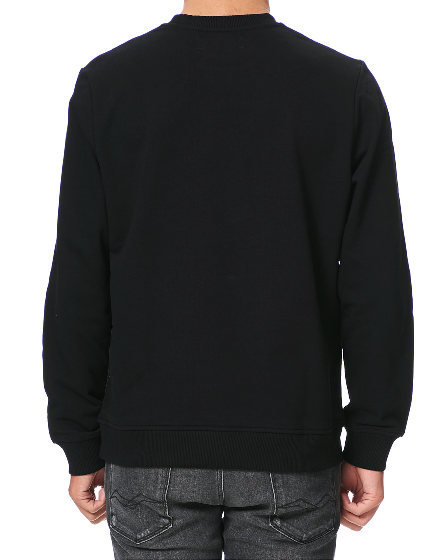 Herre | Gensere | Samsøe Samsøe | Samsøe & Samsøe Hugo Organic Cotton Crew Neck Sweat Black
