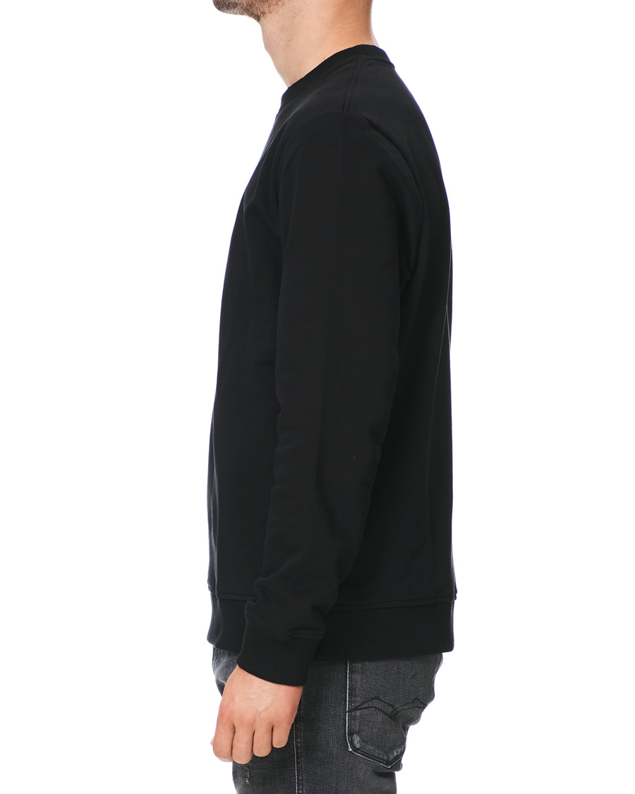 Herre | Gensere | Samsøe Samsøe | Samsøe & Samsøe Hugo Organic Cotton Crew Neck Sweat Black
