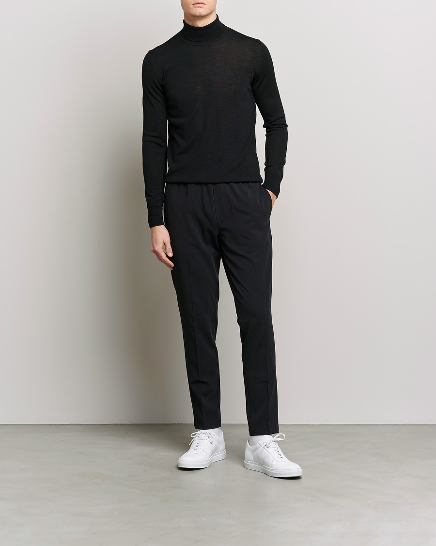 Herre | Gensere | Samsøe Samsøe | Flemming Superfine Merino Wool Roll Neck Black