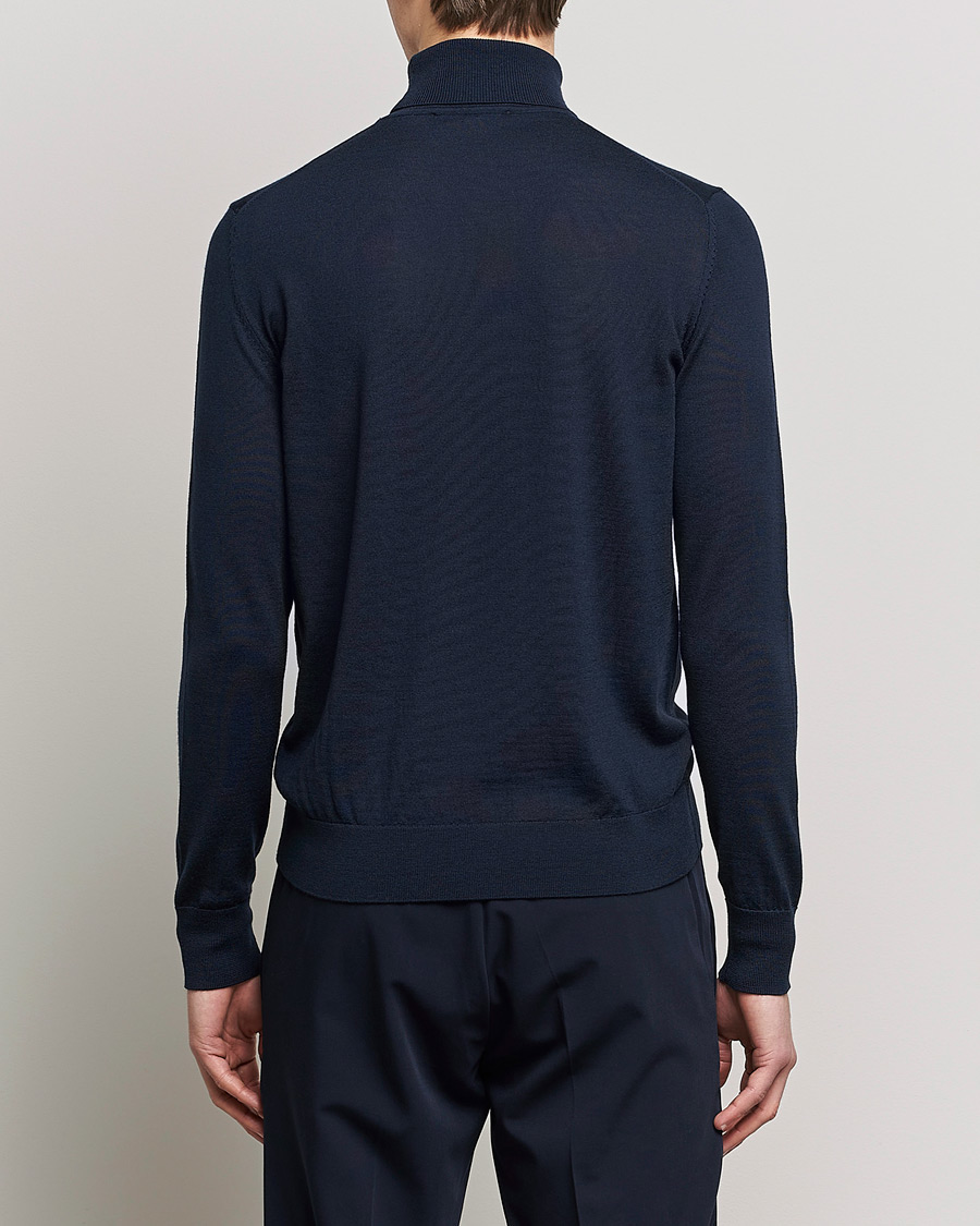 Herre | Gensere | Samsøe Samsøe | Samsøe & Samsøe Flemming Superfine Merino Wool Rollneck Night Sky