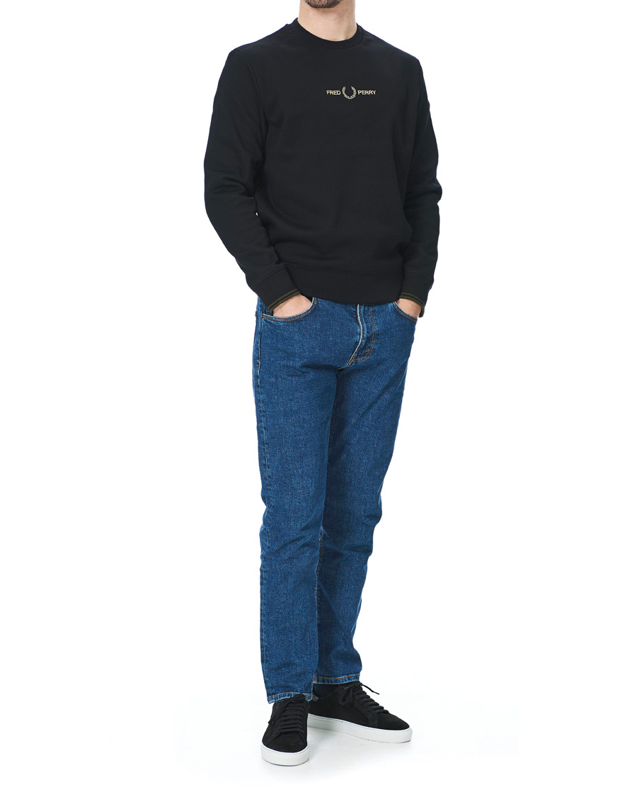 Herre | Gensere | Fred Perry | Graphic Sweatshirt Black