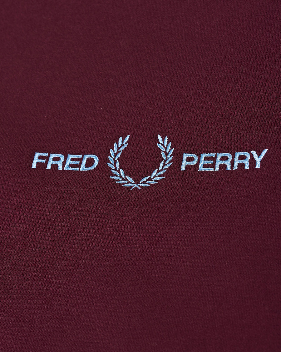 Herre | Gensere | Fred Perry | Graphic Sweatshirt Mahogany