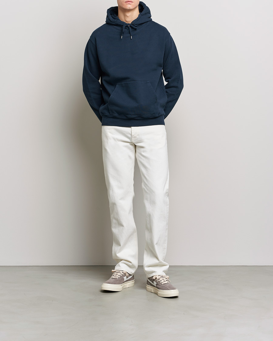 Herre | Gensere | Colorful Standard | Classic Organic Hood Navy Blue