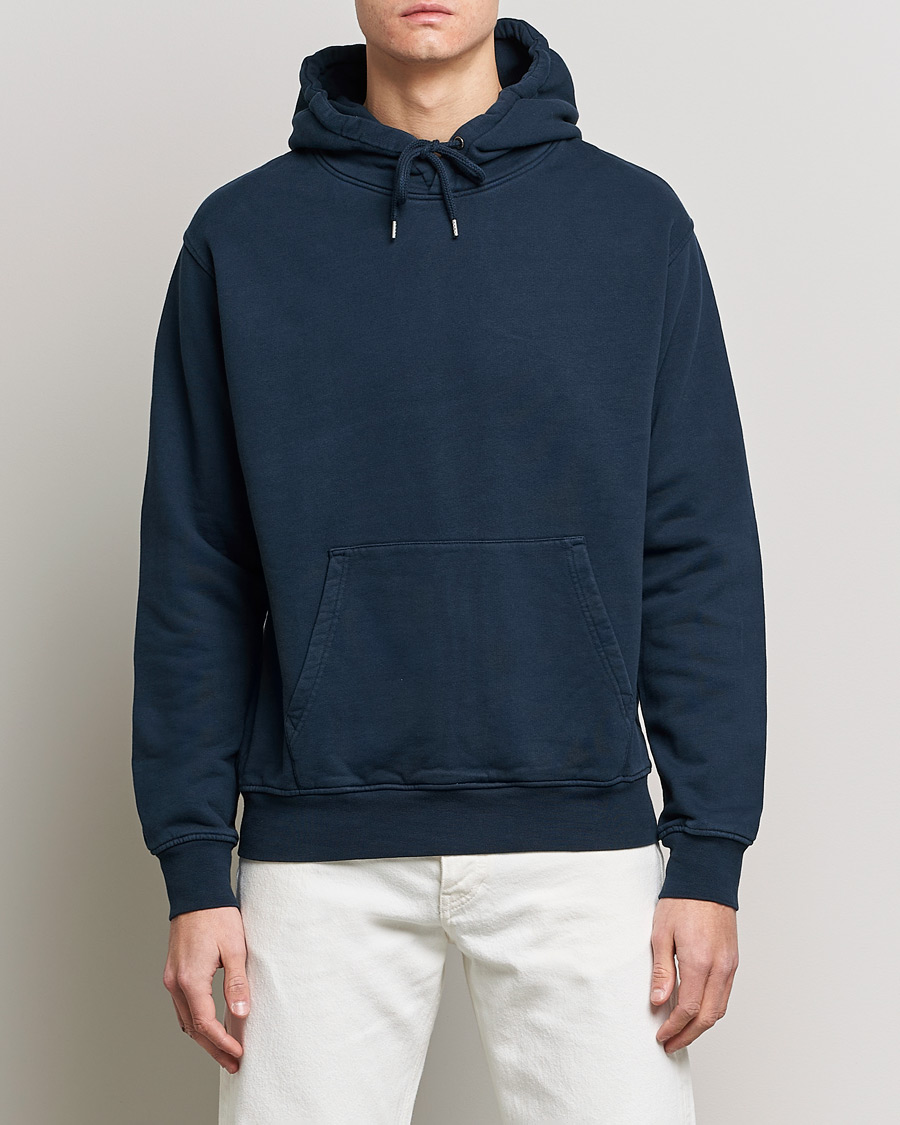 Herre | Klær | Colorful Standard | Classic Organic Hood Navy Blue