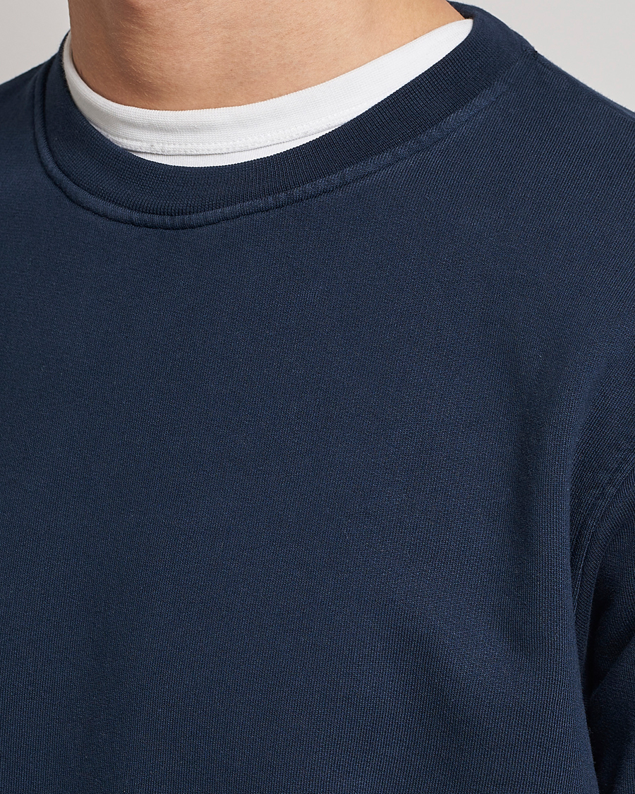 Herre | Gensere | Colorful Standard | Classic Organic Crew Neck Sweat Navy Blue