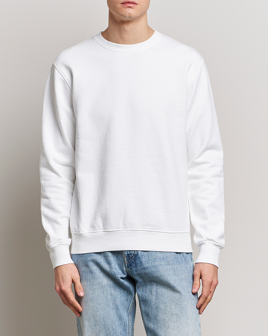 Herre | Klær | Colorful Standard | Classic Organic Crew Neck Sweat Optical White