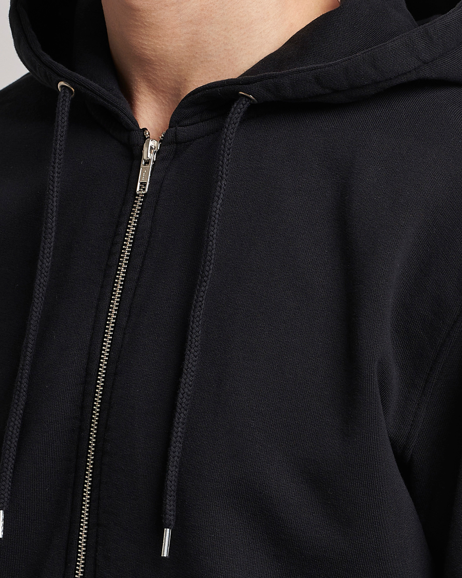 Herre | Gensere | Colorful Standard | Classic Organic Full Zip Hood Deep Black