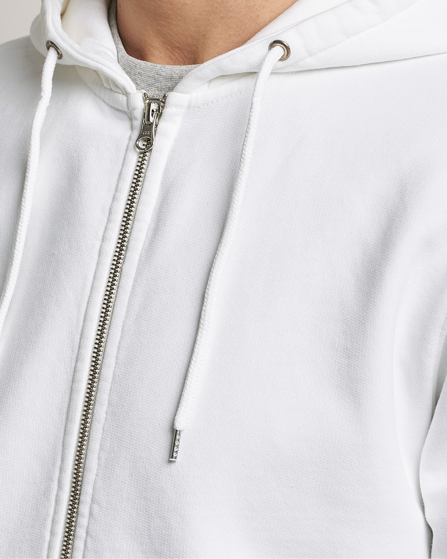 Herre | Gensere | Colorful Standard | Classic Organic Full Zip Hood Optical White
