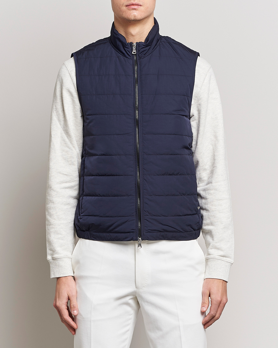 Herre | Dunvester | Oscar Jacobson | Liner Evo Waistcoat Navy