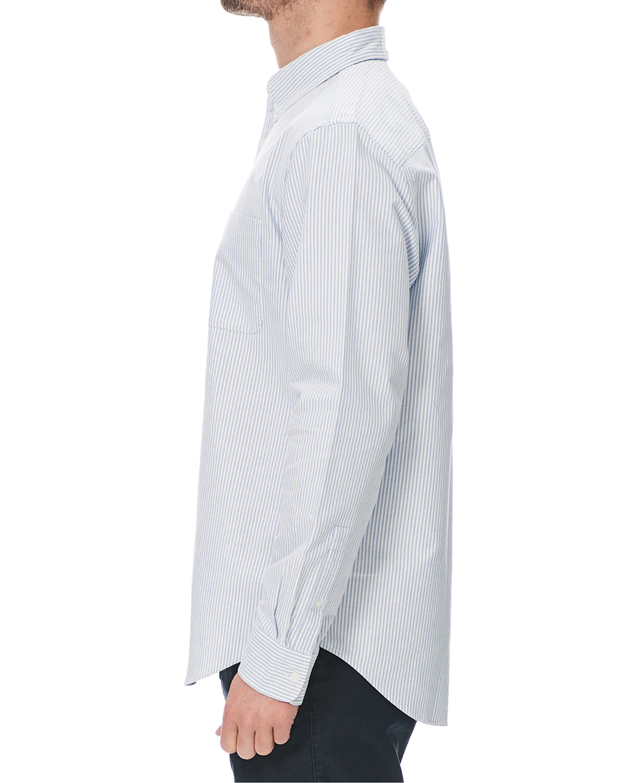 Herre | Skjorter | Club Monaco | Slim Fit Oxford Stripe Shirt Blue/White