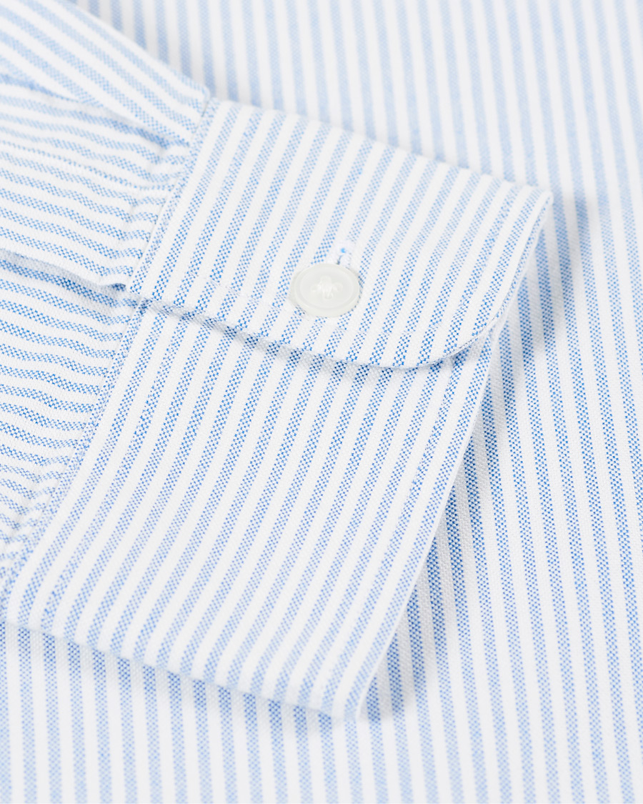 Herre | Skjorter | Club Monaco | Slim Fit Oxford Stripe Shirt Blue/White