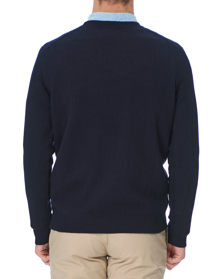 Herre | Gensere | Club Monaco | Cashmere Blend Needle Stitched Sweater Navy