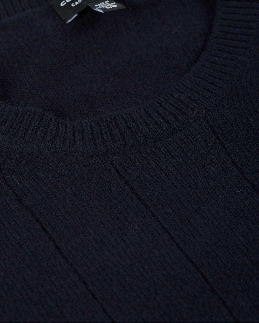 Herre | Gensere | Club Monaco | Cashmere Blend Needle Stitched Sweater Navy
